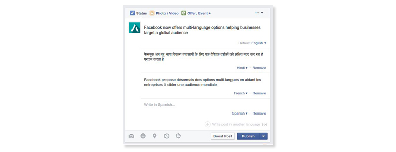 Facebook-post-multilingua