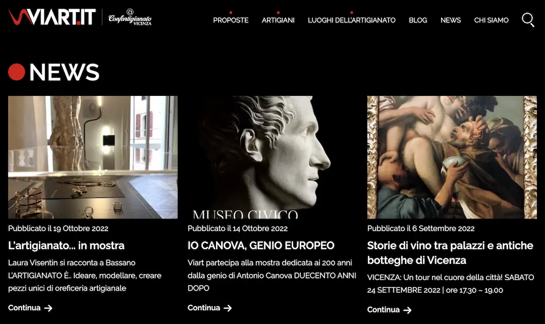 news page example
